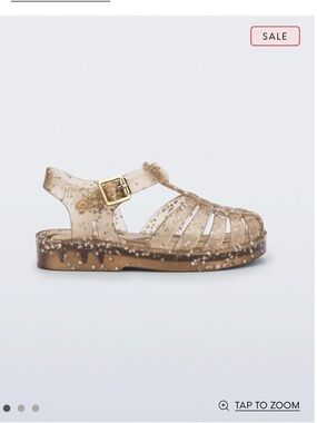 ISO Mini Melissa Poseidon Starry Beige Jelly Sandals